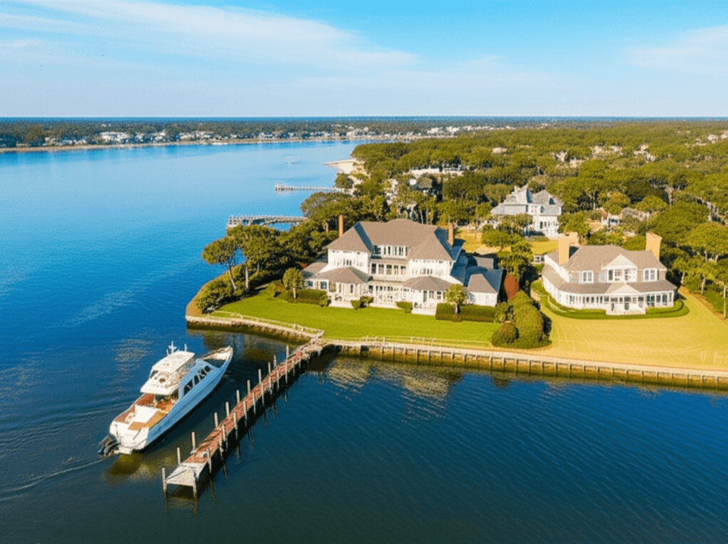 Southern coastal estate
